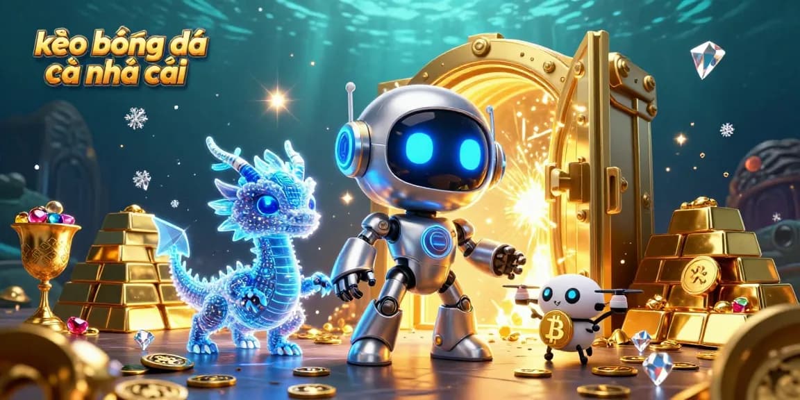 Engage with kèo bóng đá nhà cái in this vibrant 3D casino scene showcasing digital characters and rich gaming elements.