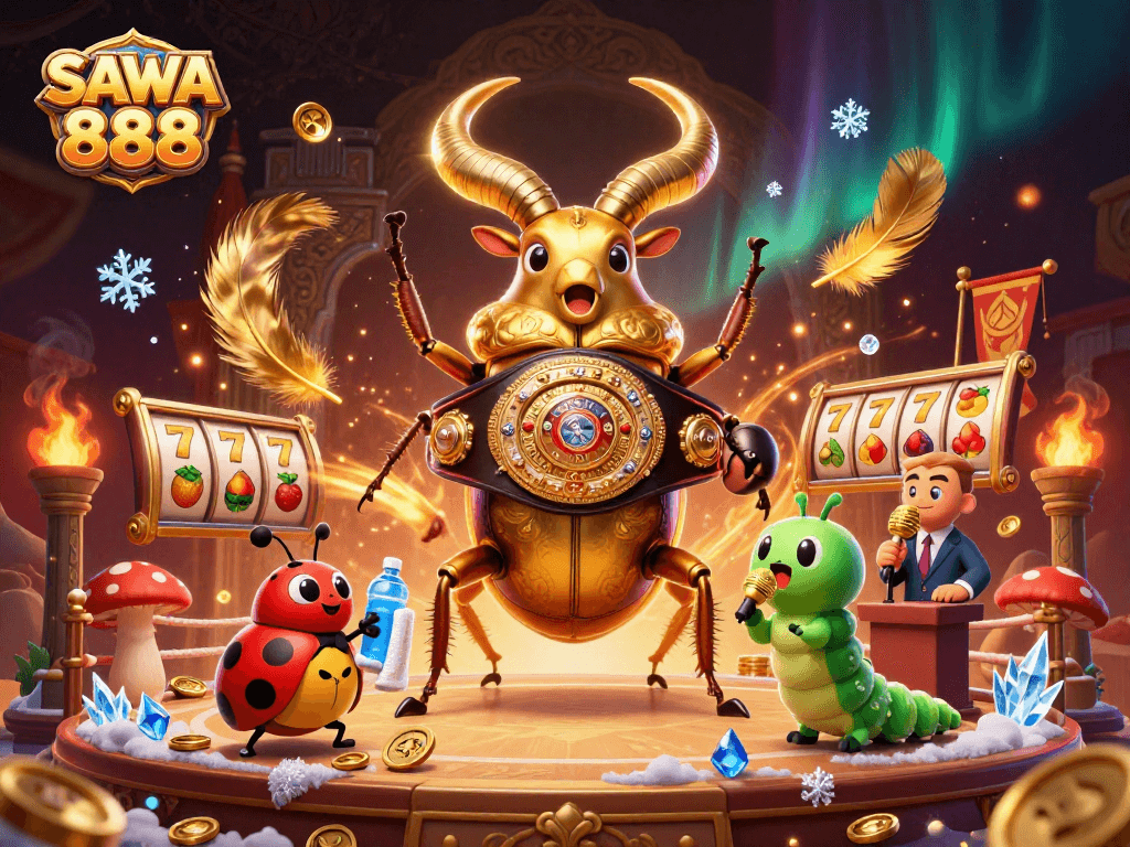 Engage in thrilling gameplay at SAWA 888 with dynamic slot tournaments and vibrant characters.