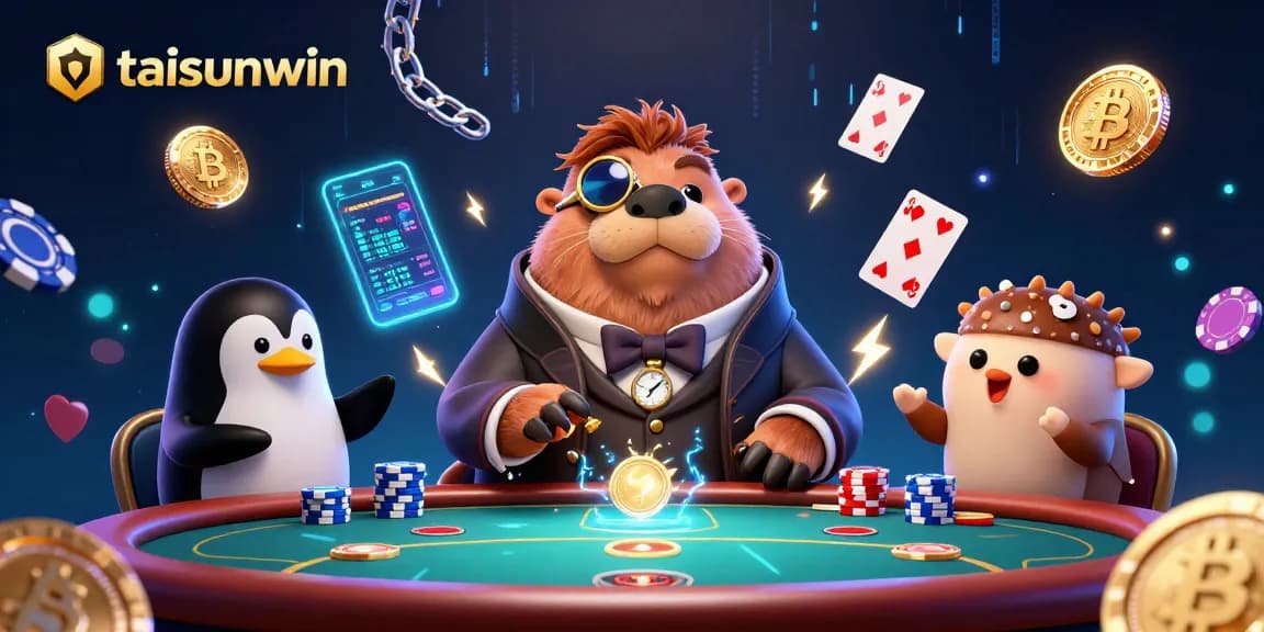 Engage in thrilling poker games at taisunwin with a jovial walrus, a penguin dealer, and a bluffing pufferfish.