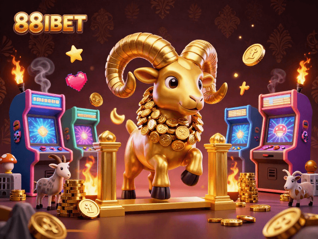 Join the exciting world of 88IBET with a vibrant 3D casino scene featuring lively characters.