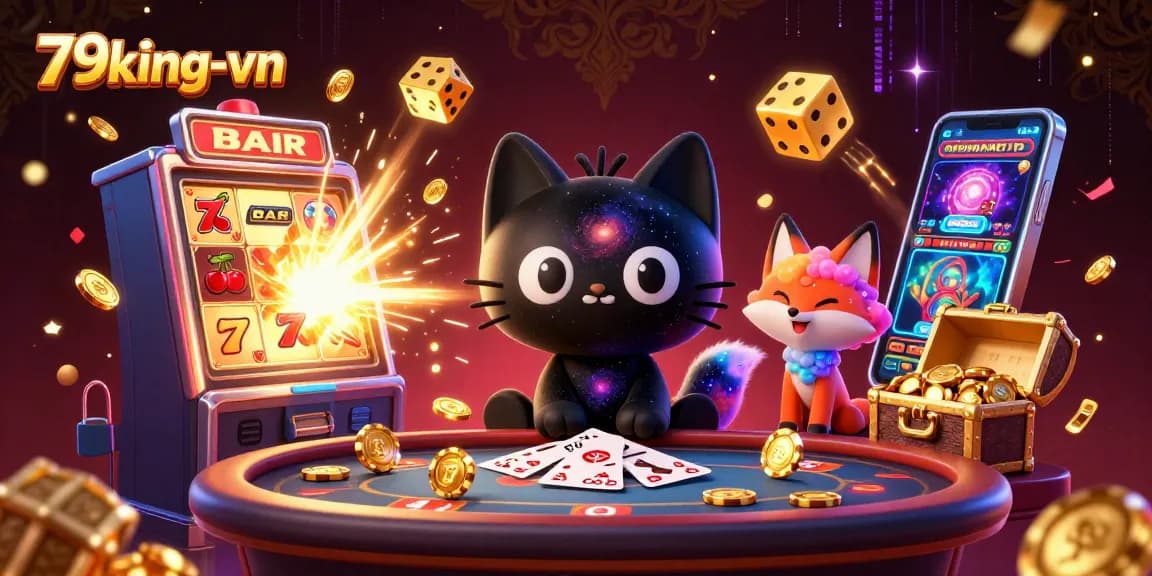 Experience thrilling luck with 79king-vn's captivating casino scene full of dynamic games.
