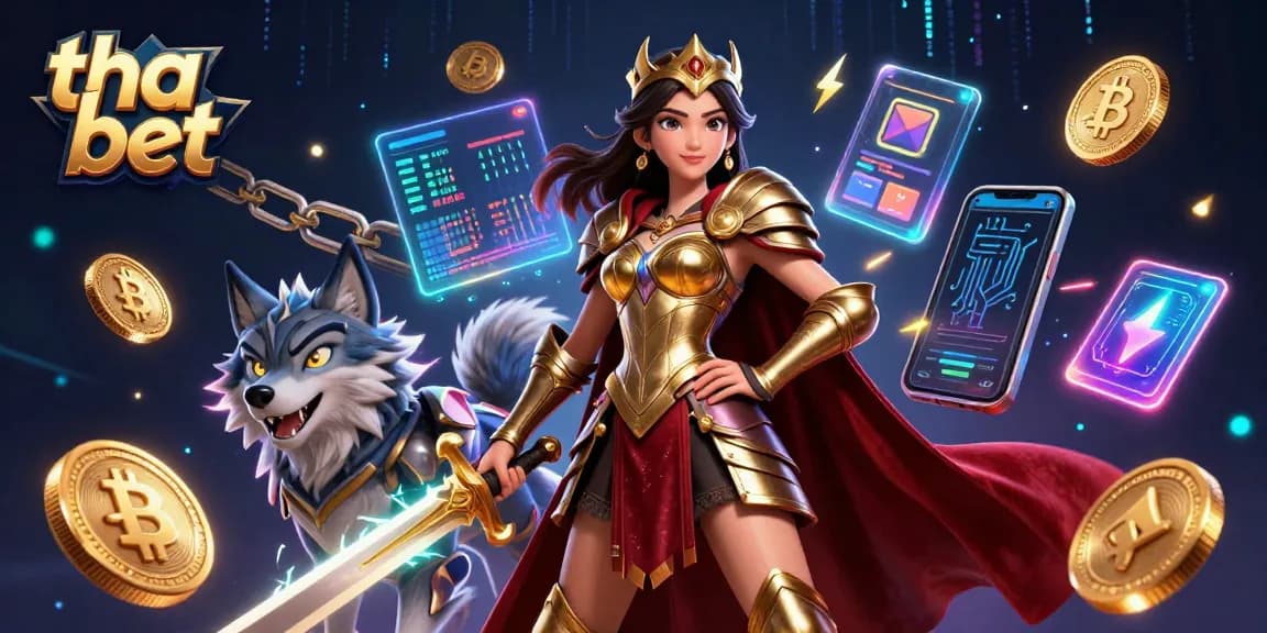Engage in thrilling gameplay with tha bet at a vibrant 3D casino featuring immersive game elements.