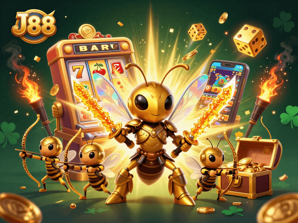 Play exclusive games at J88 and experience dazzling jackpots amid vibrant casino action.