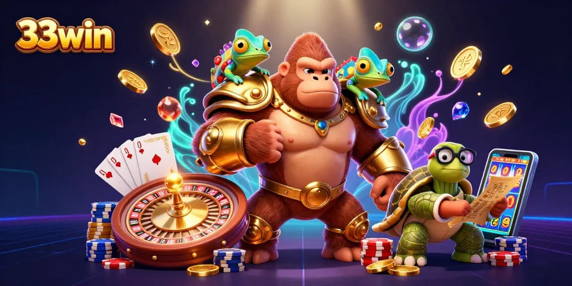 Engage with exciting games at 33win, featuring powerful characters and dynamic casino elements.