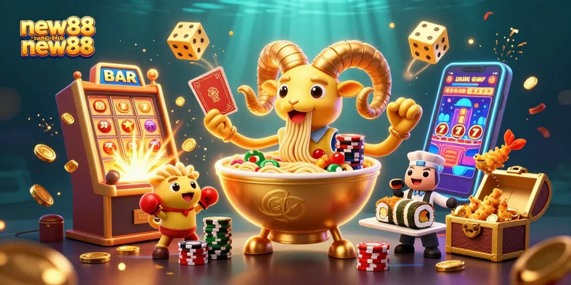 Experience the excitement of new88 trang chủ new88 with vibrant casino characters and thrilling gaming elements.