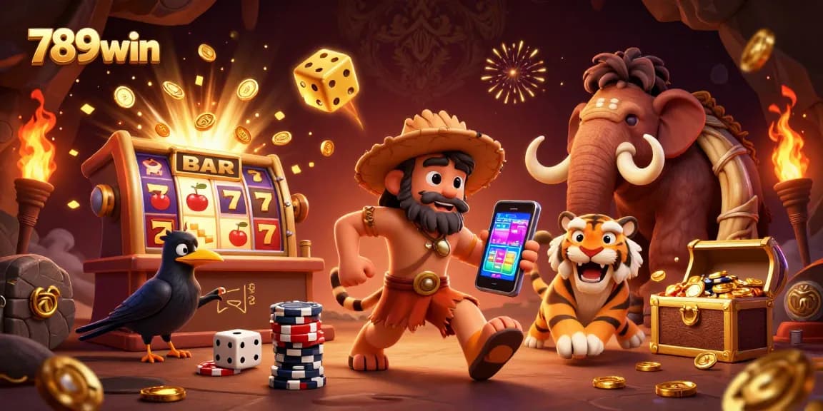 Experience the thrill of 789win with this vibrant 3D casino scene showcasing an exciting gaming atmosphere.