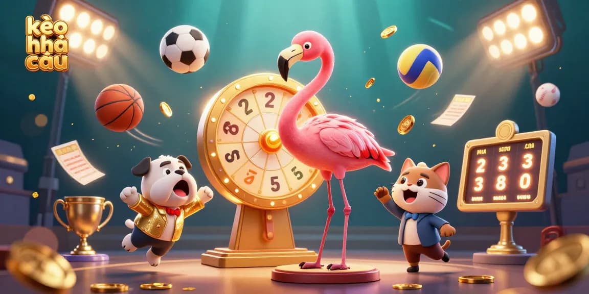 Experience the thrill of kèo nhà cái with vibrant, dynamic 3D gaming characters and sports elements!