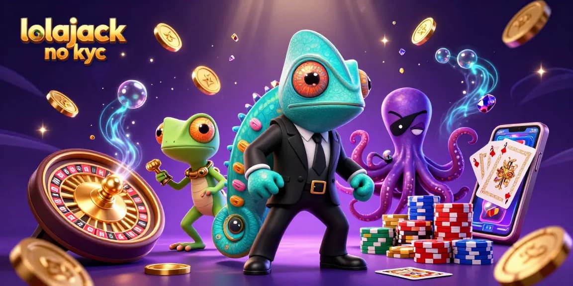 Experience thrilling gameplay with lolajack no kyc, featuring vibrant characters and dynamic casino elements.