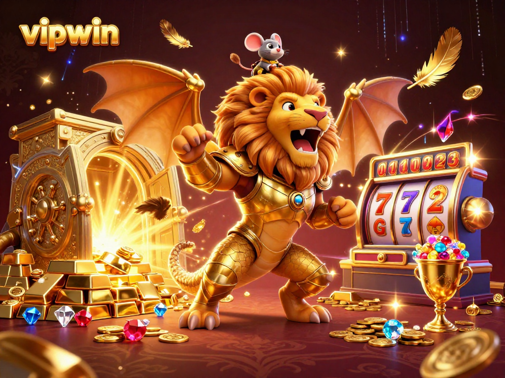 Experience thrilling jackpots at vipwin with vibrant slots, treasures, and bold casino elements.
