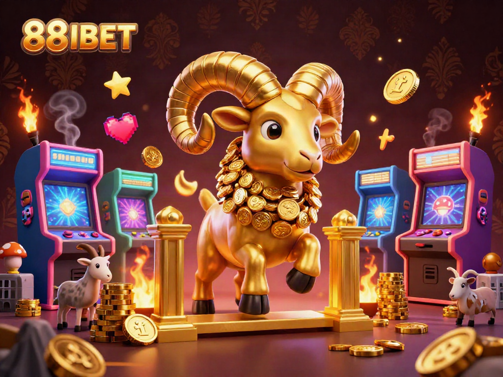 Join the exciting world of 88IBET with a vibrant 3D casino scene featuring lively characters.