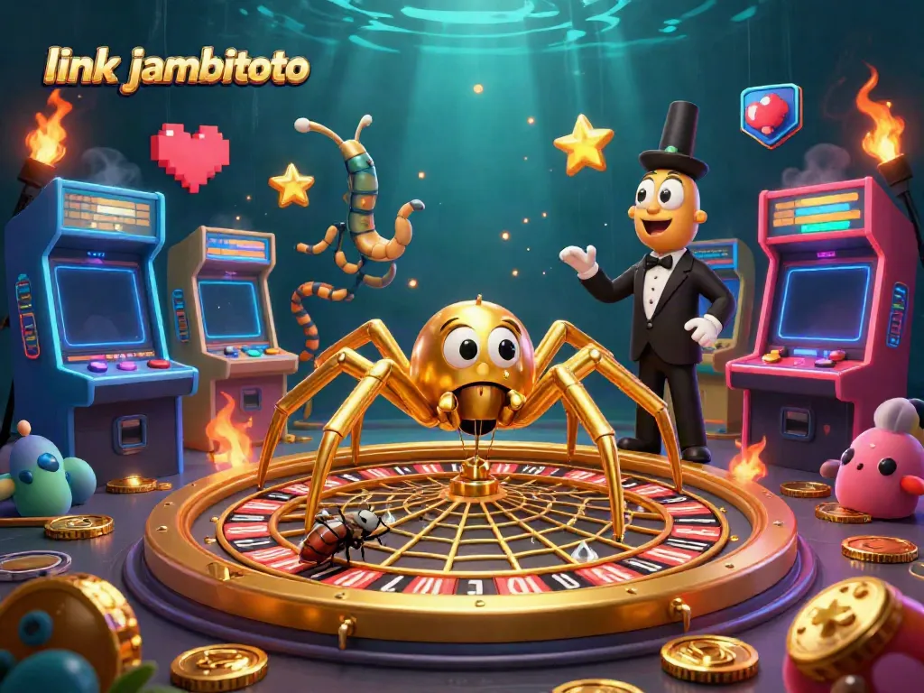 Engage in the thrilling atmosphere of link jambitoto with immersive 3D casino characters and vibrant gaming elements.