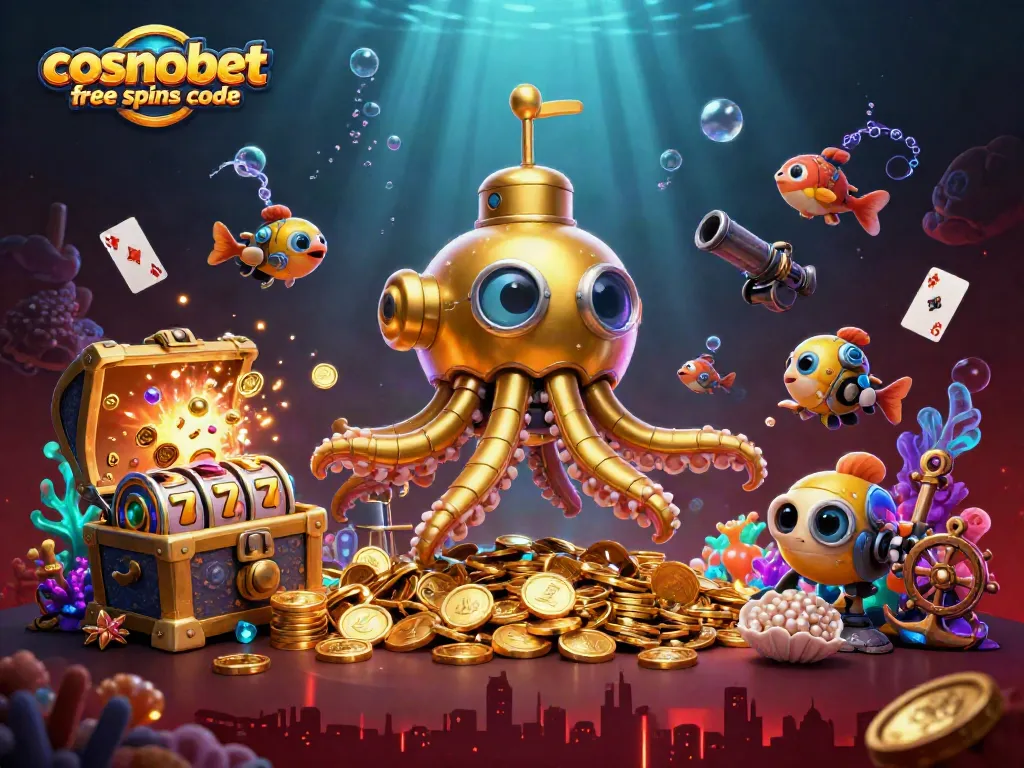 Engage with the cosmobet free spins code in a vibrant underwater casino adventure filled with treasures and excitement.