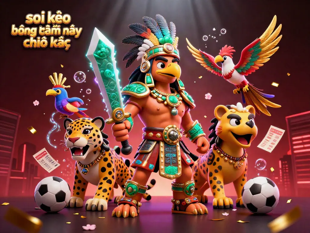 Soi kèo bóng đá hôm nay chính xác with Aztec warriors and dynamic sports betting elements