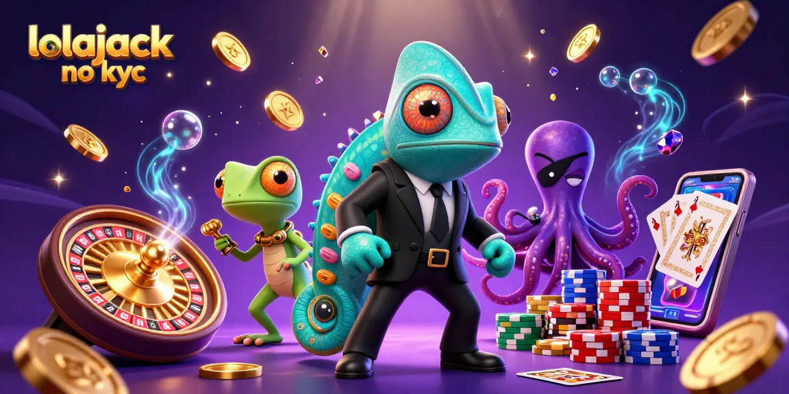 Experience thrilling gameplay with lolajack no kyc, featuring vibrant characters and dynamic casino elements.